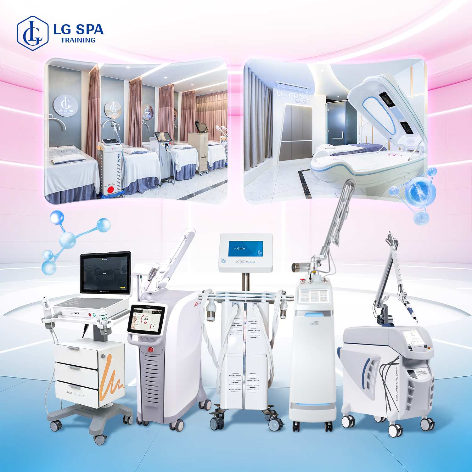 học spa cấp tốc bài bản tại lg spa training center