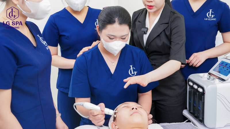 khóa học spa lg clinic chuyên nghiệp