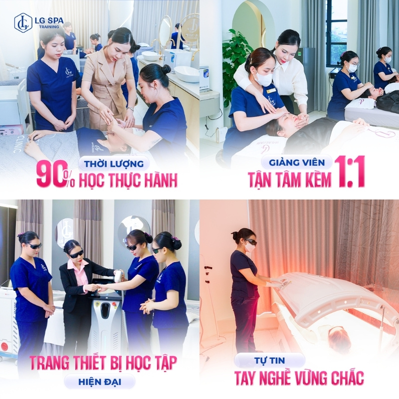 trung tâm đào tạo spa chuyên nghiệp tphcm LG Spa Training Center