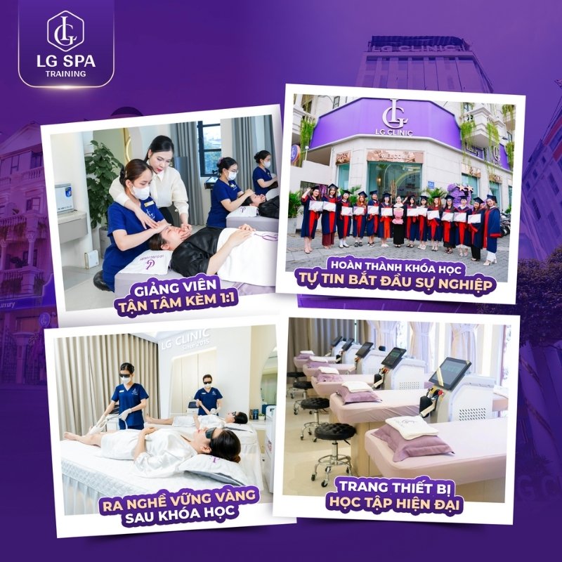 địa chỉ đào tạo spa uy tín tại lg clinic