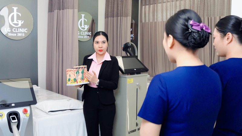 học nhiều kiến thức khi học spa