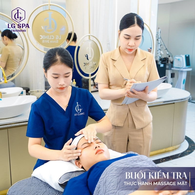 tham gia kì thi cấp chứng chỉ spa