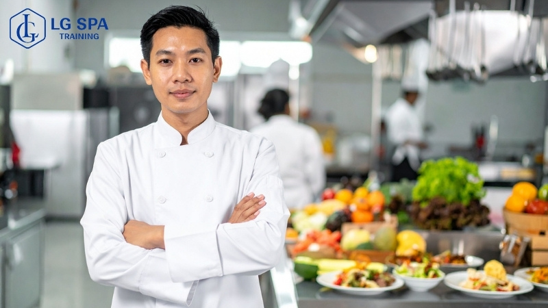 đầu bếp là nghề học ngắn hạn phù hợp cho nam