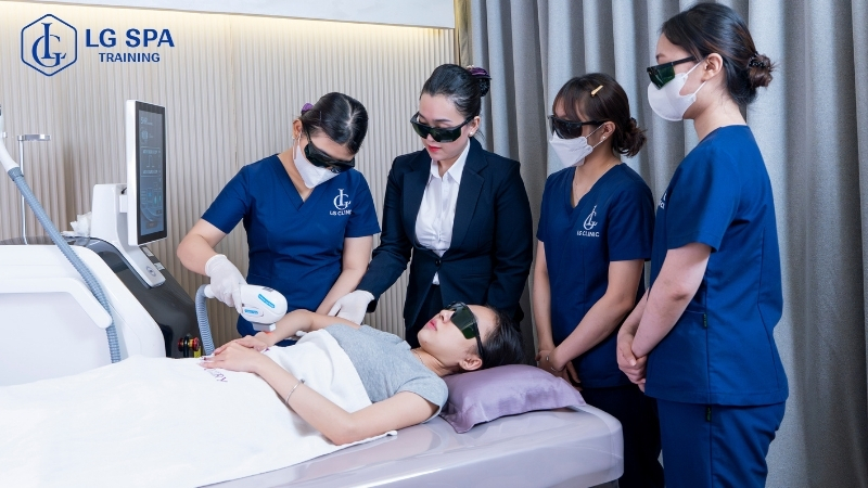 học nghề spa tại lg spa training center