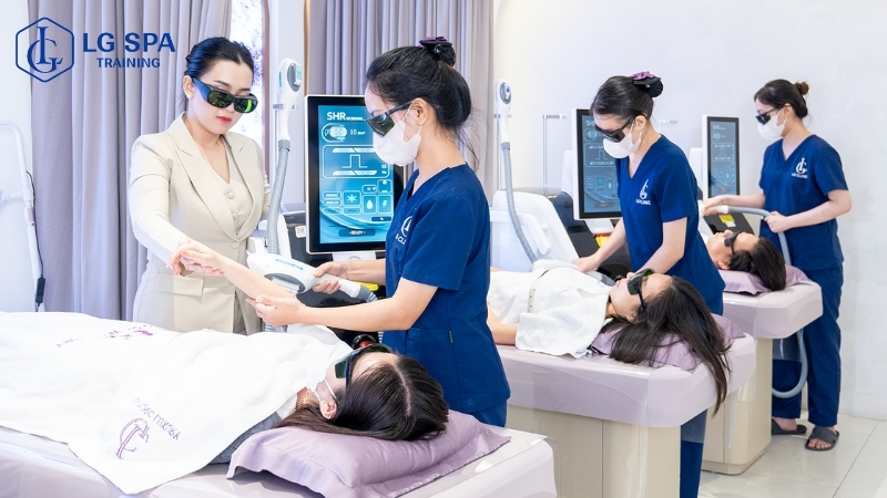 học nghề spa thẩm mỹ ngắn hạn cho nữ