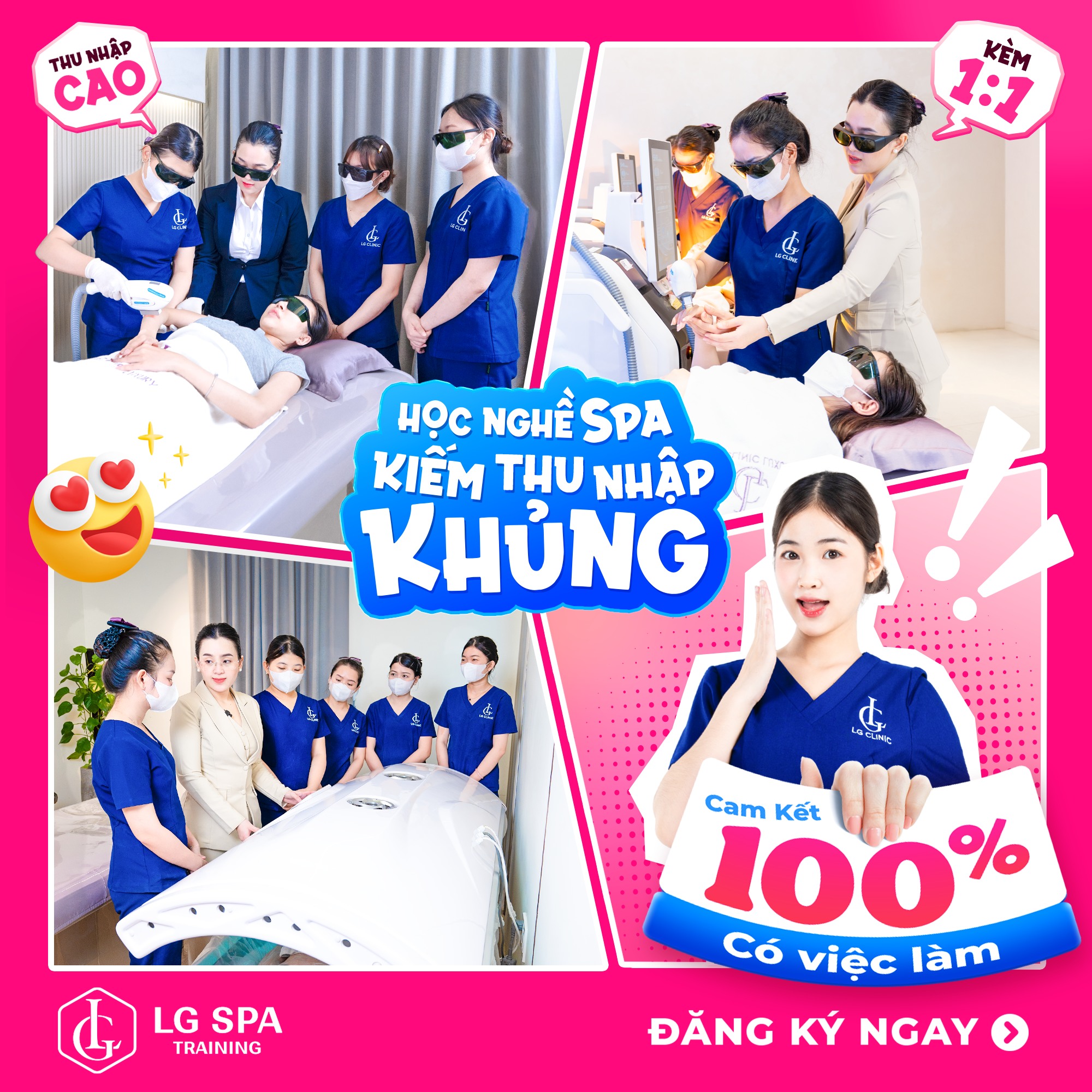 spa là nghề có thể vừa học nghề vừa làm