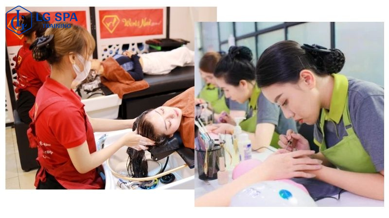 học nghề nail ở tuổi 45